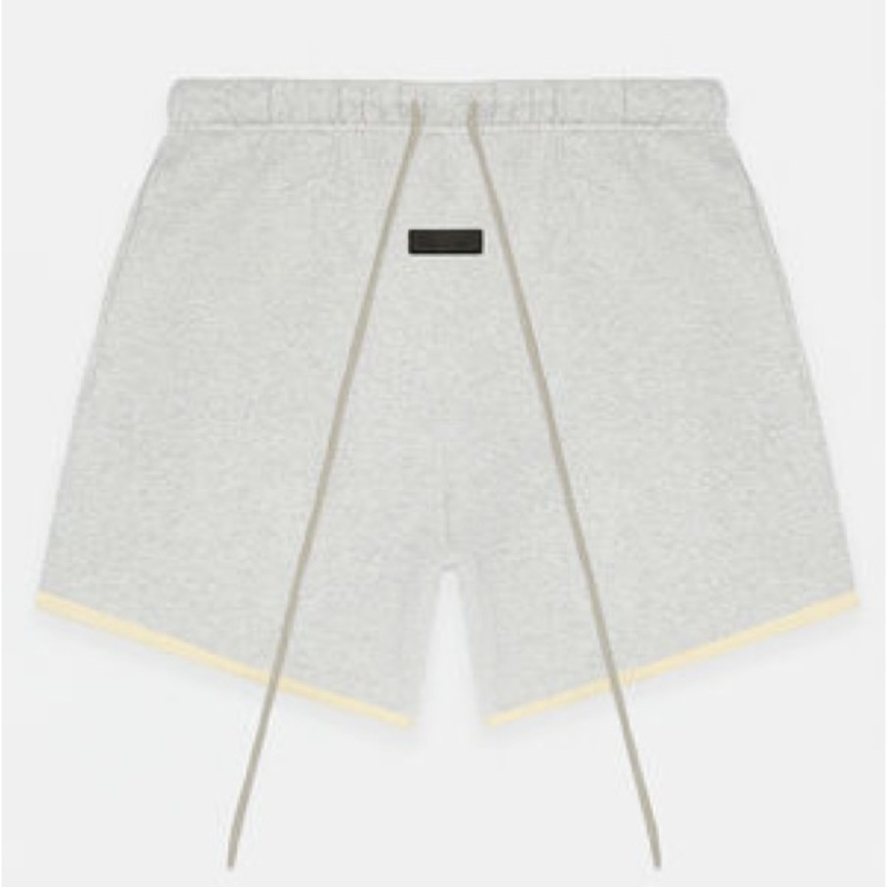 Essentials Fear of God Light Heather Grey Men’s Running Shorts